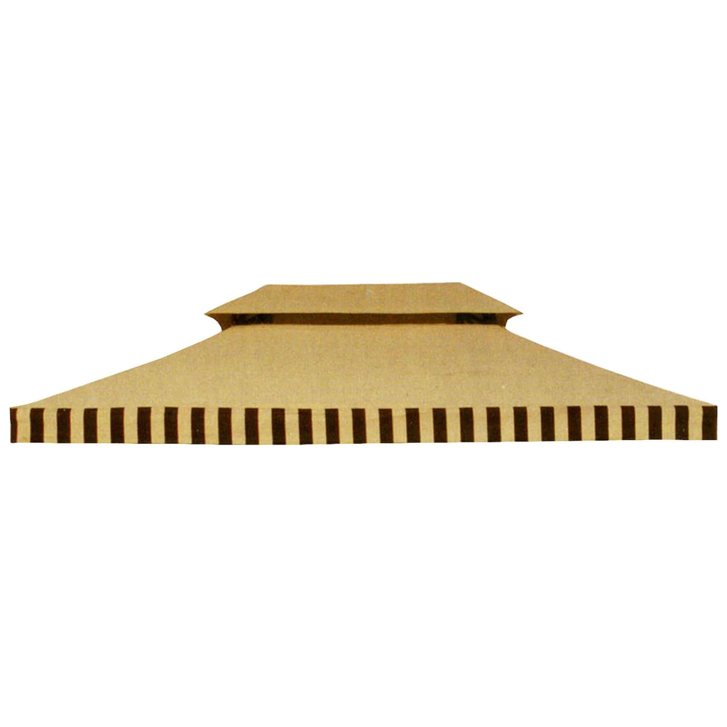 Replacement Canopy Top for Victorian Gazebo, Solid Beige, Riplock 350 L708