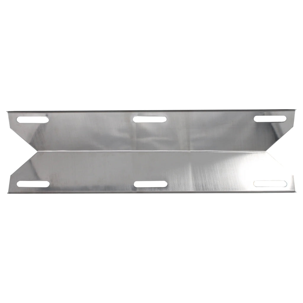 2-Pack Stainless Steel BBQ Gas Grill Tube Burner & Heat Shield Plate Replacement Parts N24073
