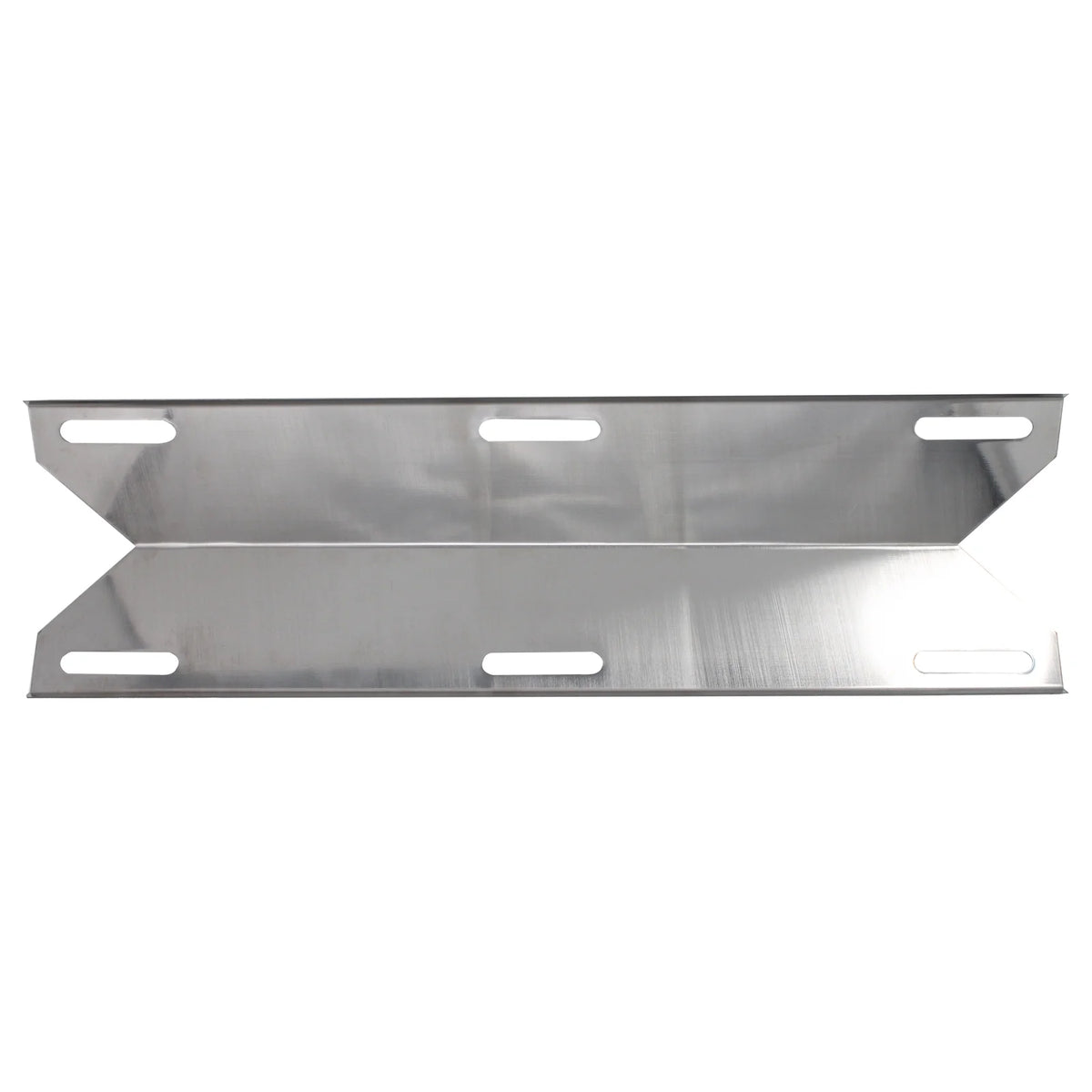 2-Pack Stainless Steel BBQ Gas Grill Tube Burner & Heat Shield Plate Replacement Parts N24073