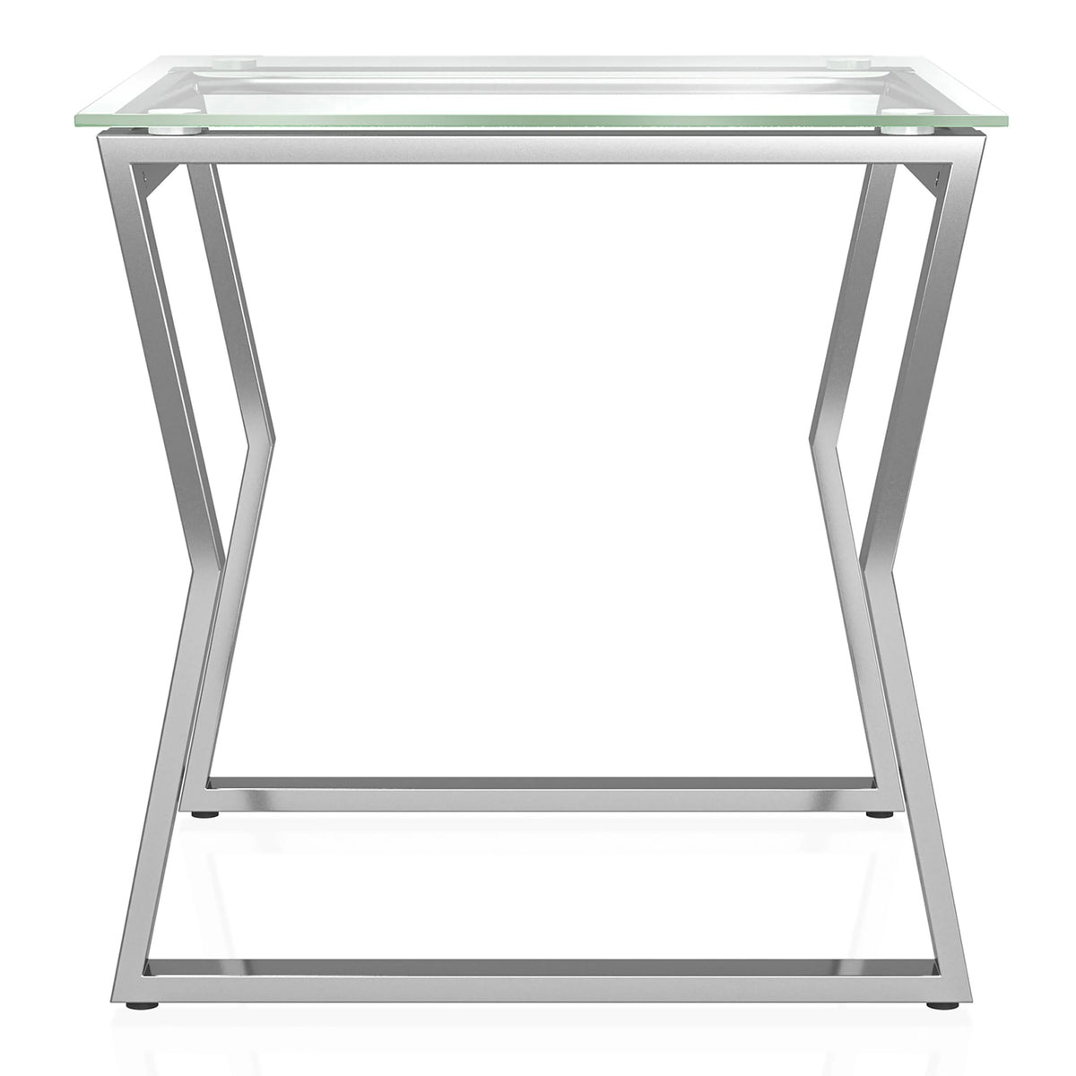 Glass Top 2-Piece Nesting Tables Set W892