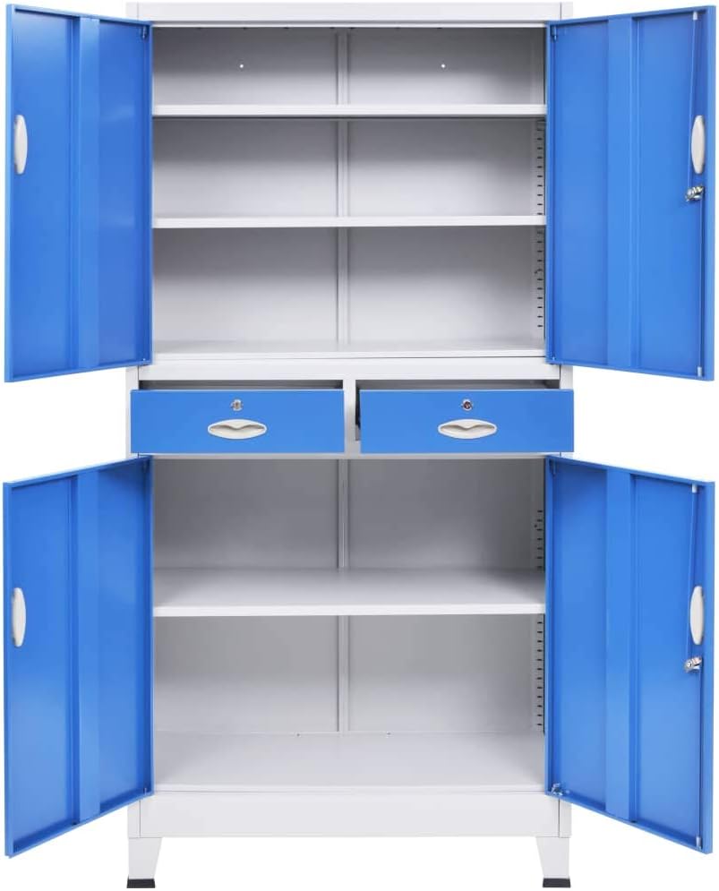 Metal Storage Cabinet with 4 Doors P85802