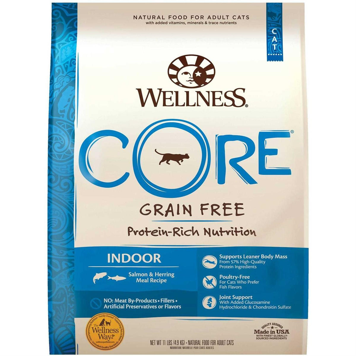 Grain-Free Indoor Salmon & Herring Meal Dry Cat Food G734781