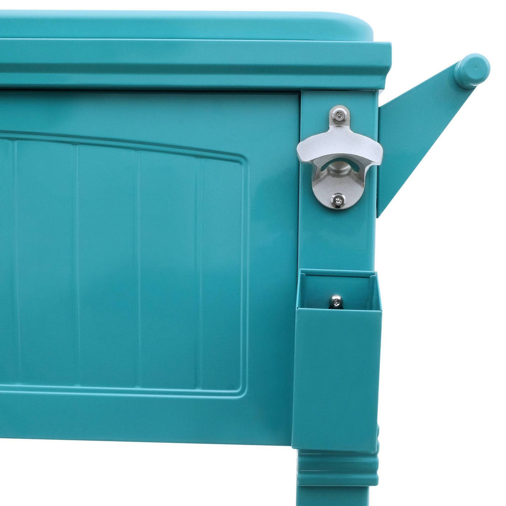 Portable Rolling Patio Cooler 80 qt. W435150