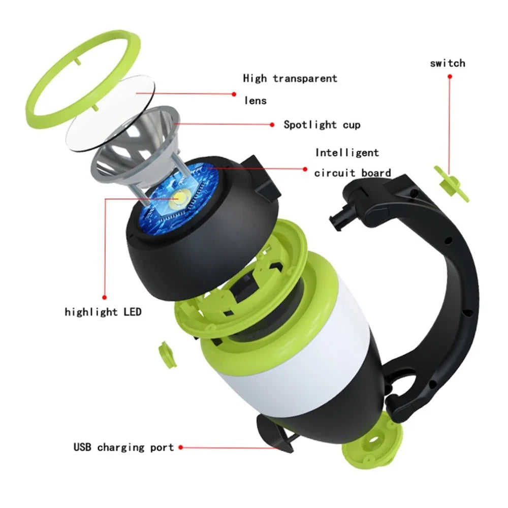 Rechargeable LED Camping Light with 5 Modes Z1169