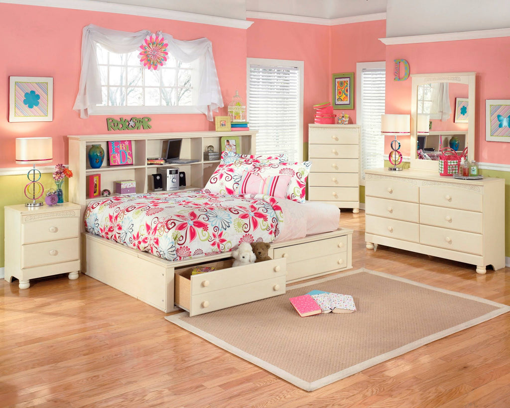 Twin Bookcase Bed H946