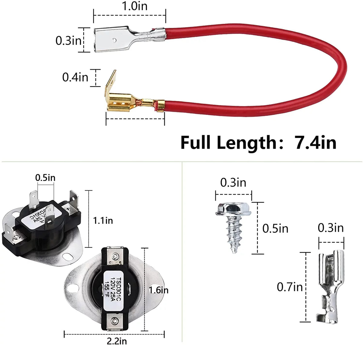 Dryer Heating Element Kit with Thermostat A46530