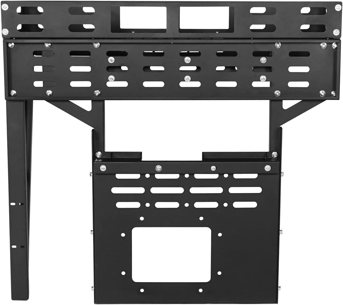 Tailgate Basket Rear Cargo Rack System with Reinforced Tailgate Hinge Kit R2436