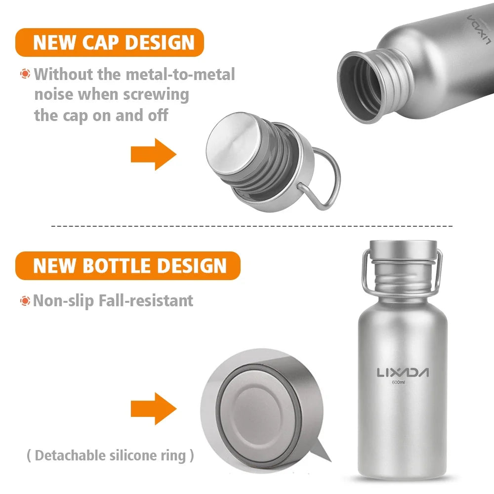 Ti Water Bottle 600ml H42589