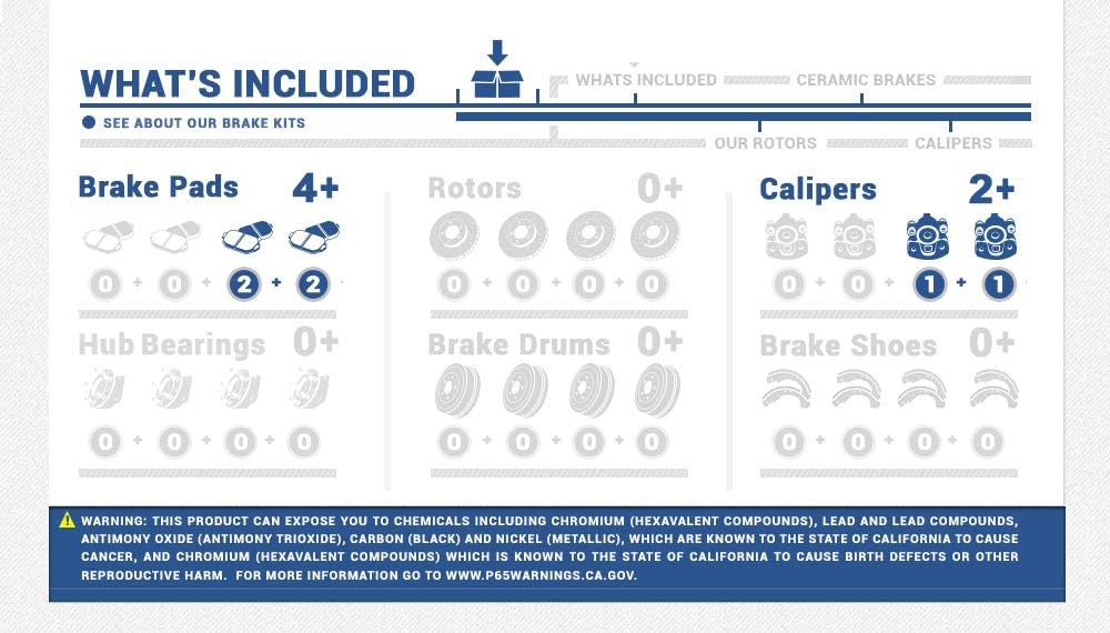Black Powder Coated Calipers + Ceramic Brake Pads K28427