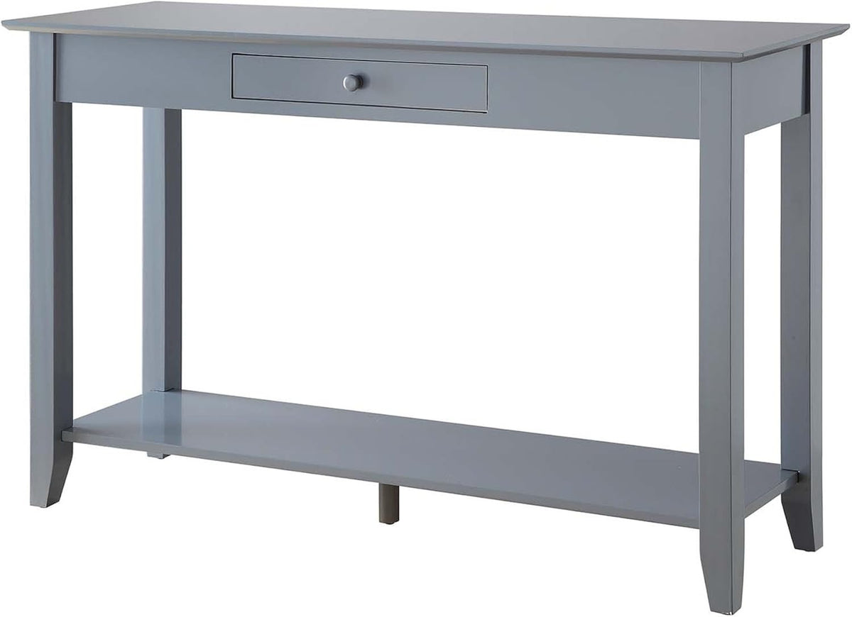 Black Console Table with Drawer Q444801