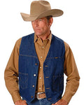 Unlined Denim Vest J484