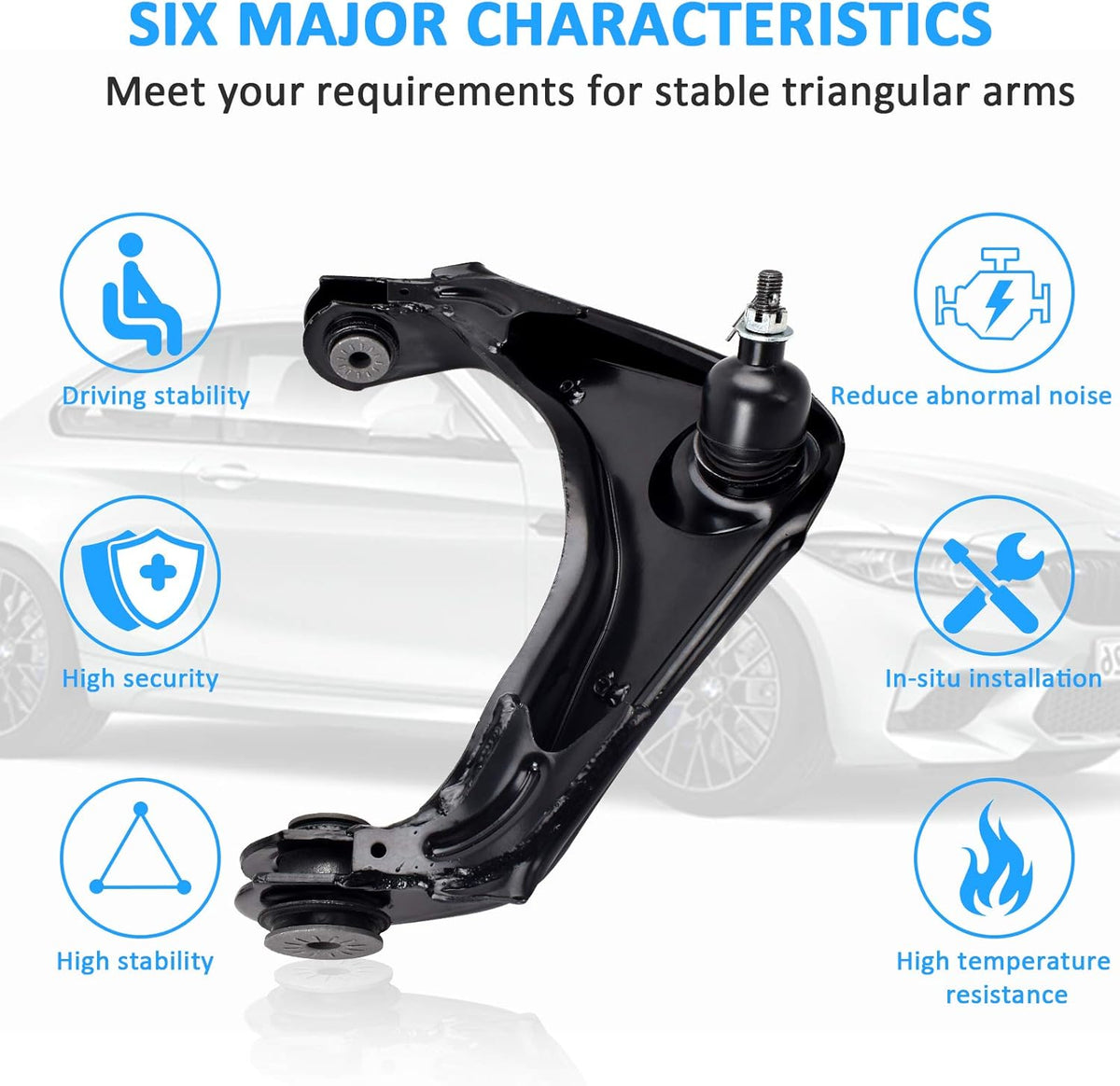 13Pcs Front Lower Upper Control Arms and Ball Joints Suspension Kit P9463