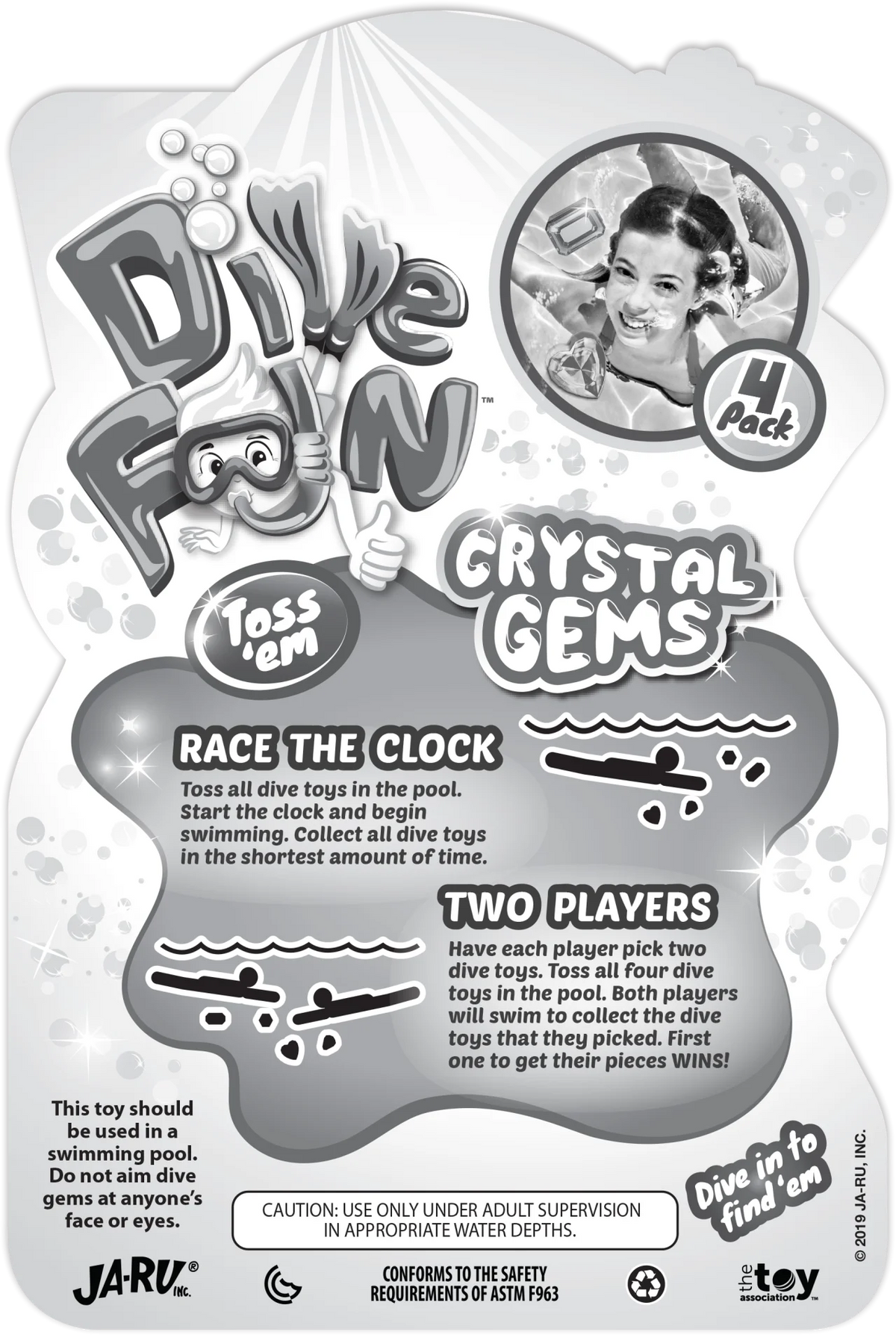 Diving Gems Dive Crystals Swimming Pool Dive Toys Sinker for Kids W68212