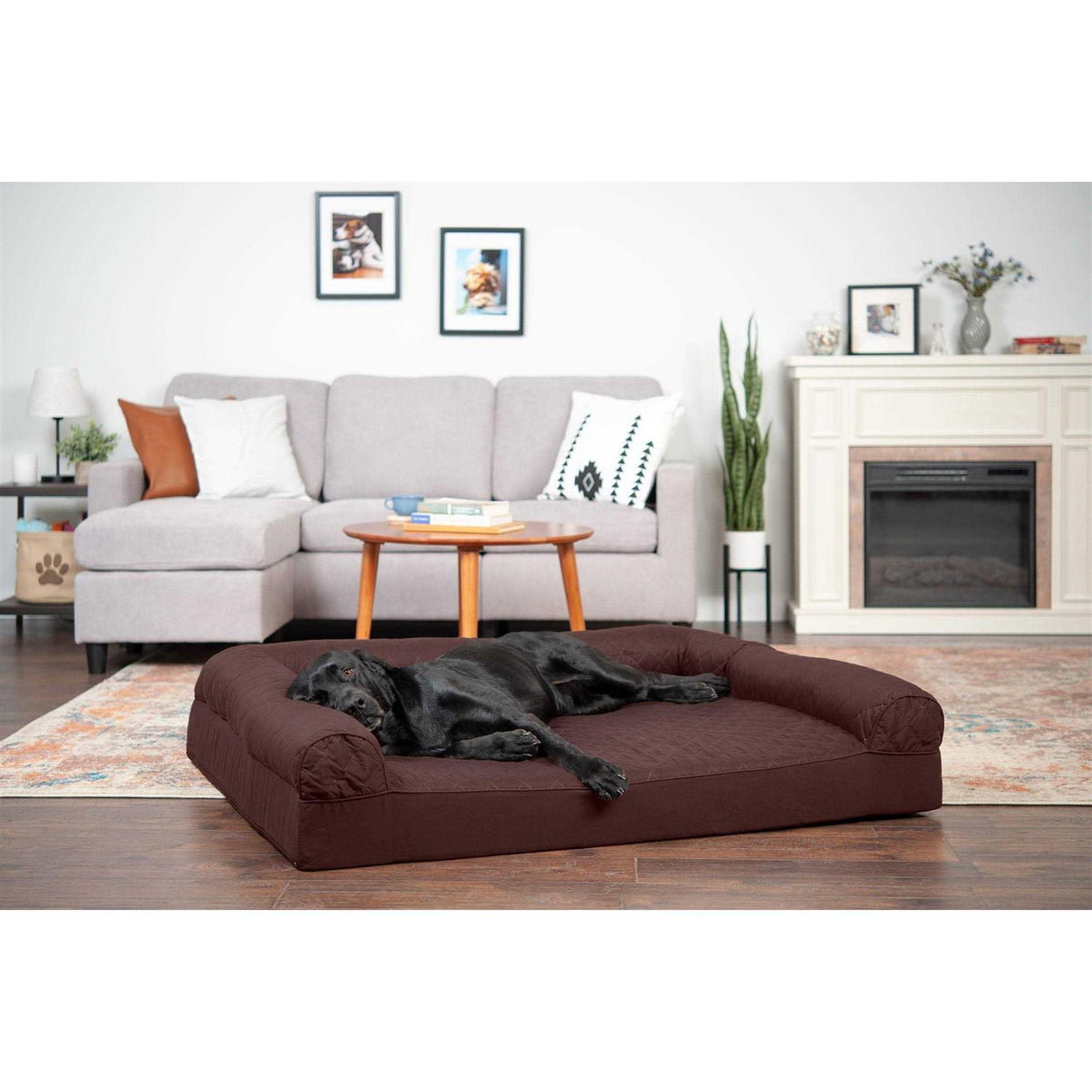 Quilted Sofa Dog Bed J386