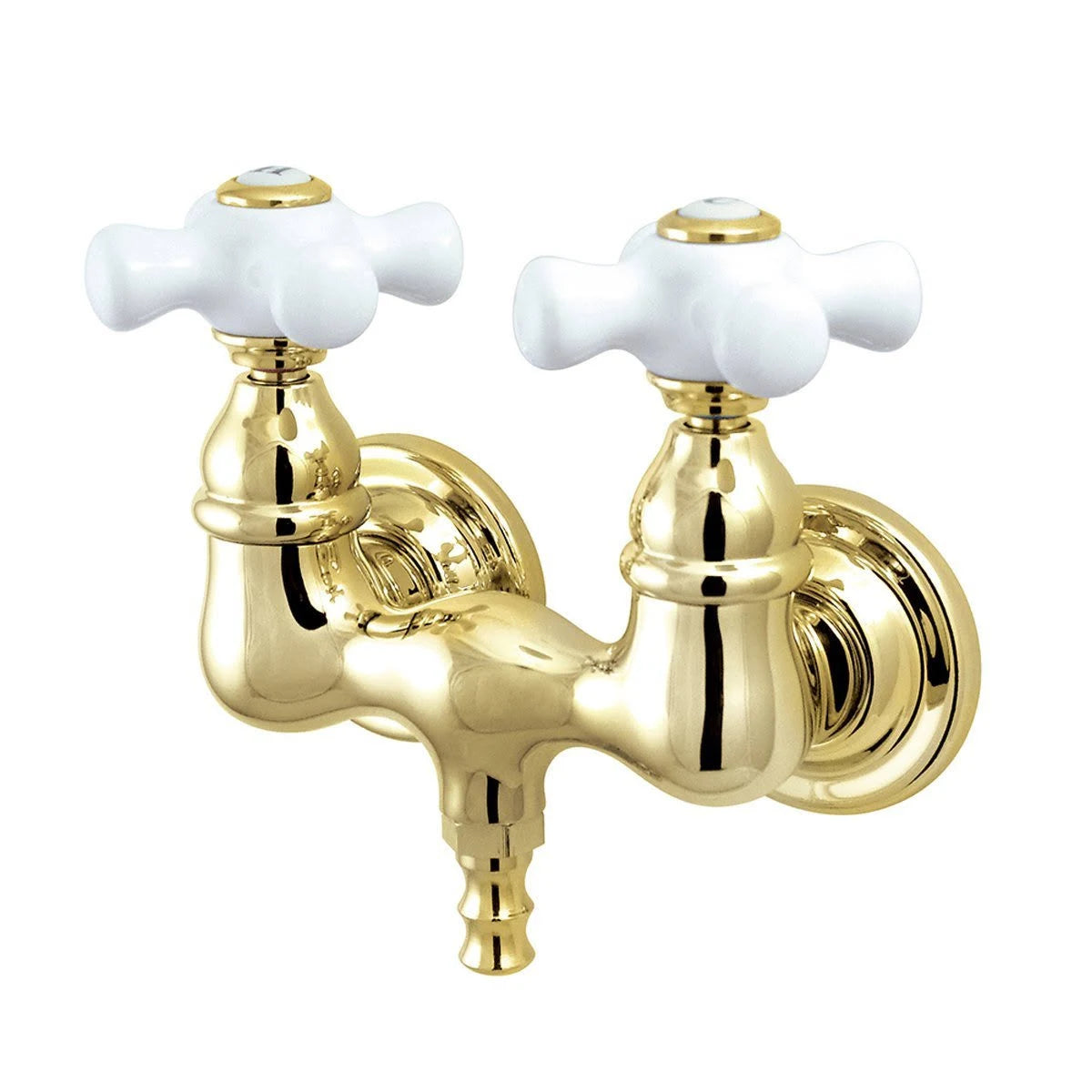 Vintage Satin Nickel Wall Mount Clawfoot Tub Filler J783