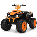 Orange 12V Kids ATV Quad Ride on Car X78134