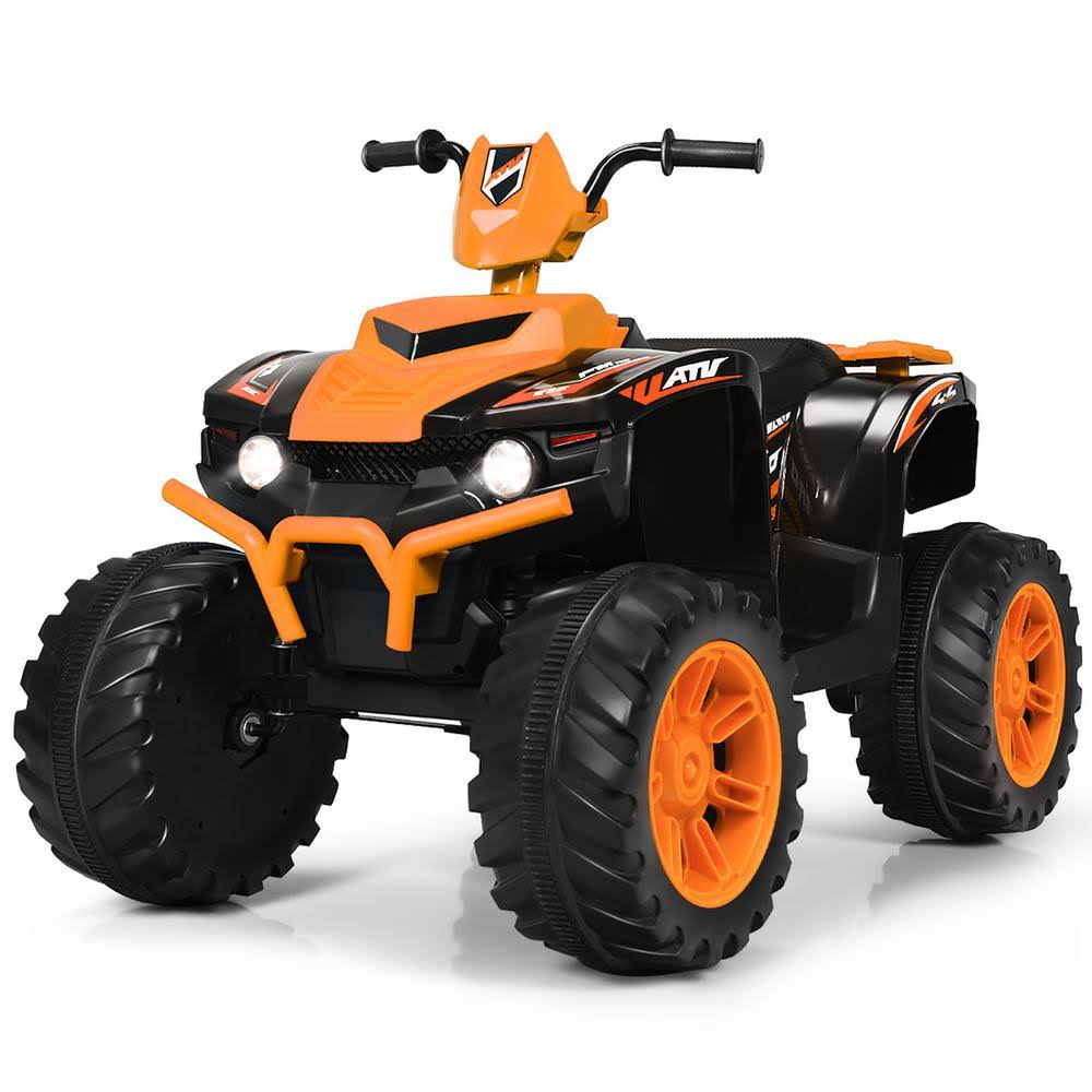 Orange 12V Kids ATV Quad Ride on Car X78134