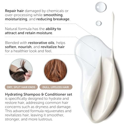 34 OZ Hydrating Shampoo & Conditioner Set (Pack of 2) O3161