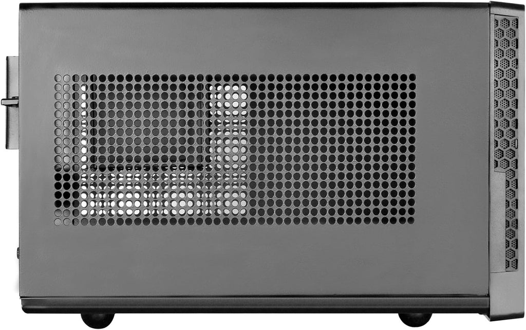 Black Ultra Compact Mini-ITX Computer Case with Mesh Front Panel E283300