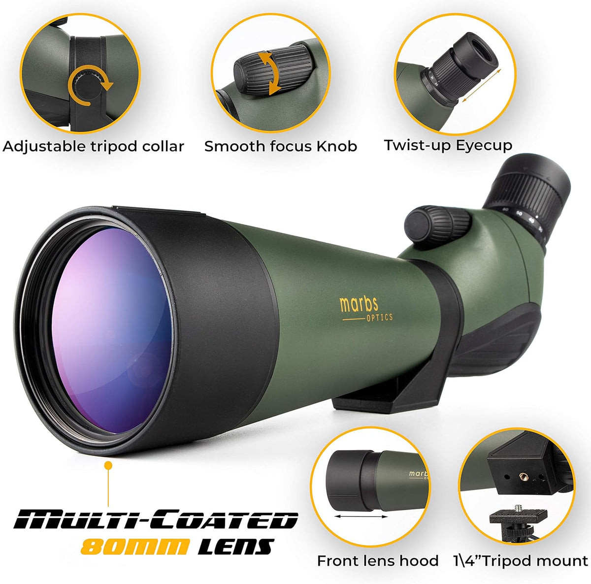 20-60x80 Spotting Scope with Tripod C983533