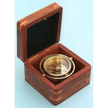 Boxed Brass Compass B715849