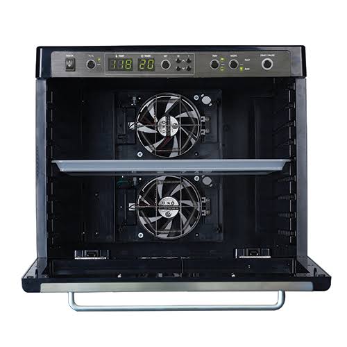Black Digital Food Dehydrator with Stainless Steel Trays Y62511