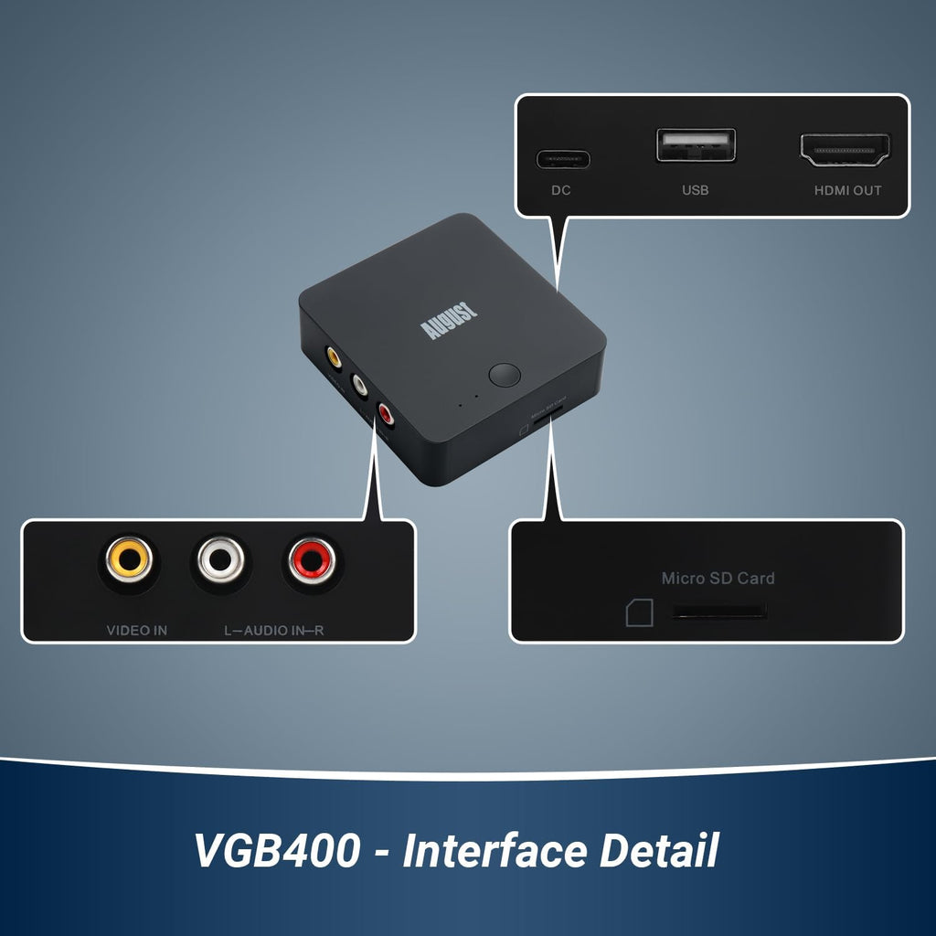Video Capture Card with HDMI Output, Record to Micro SD or USB Q146503