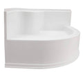 White Corner Shower Pan F983853