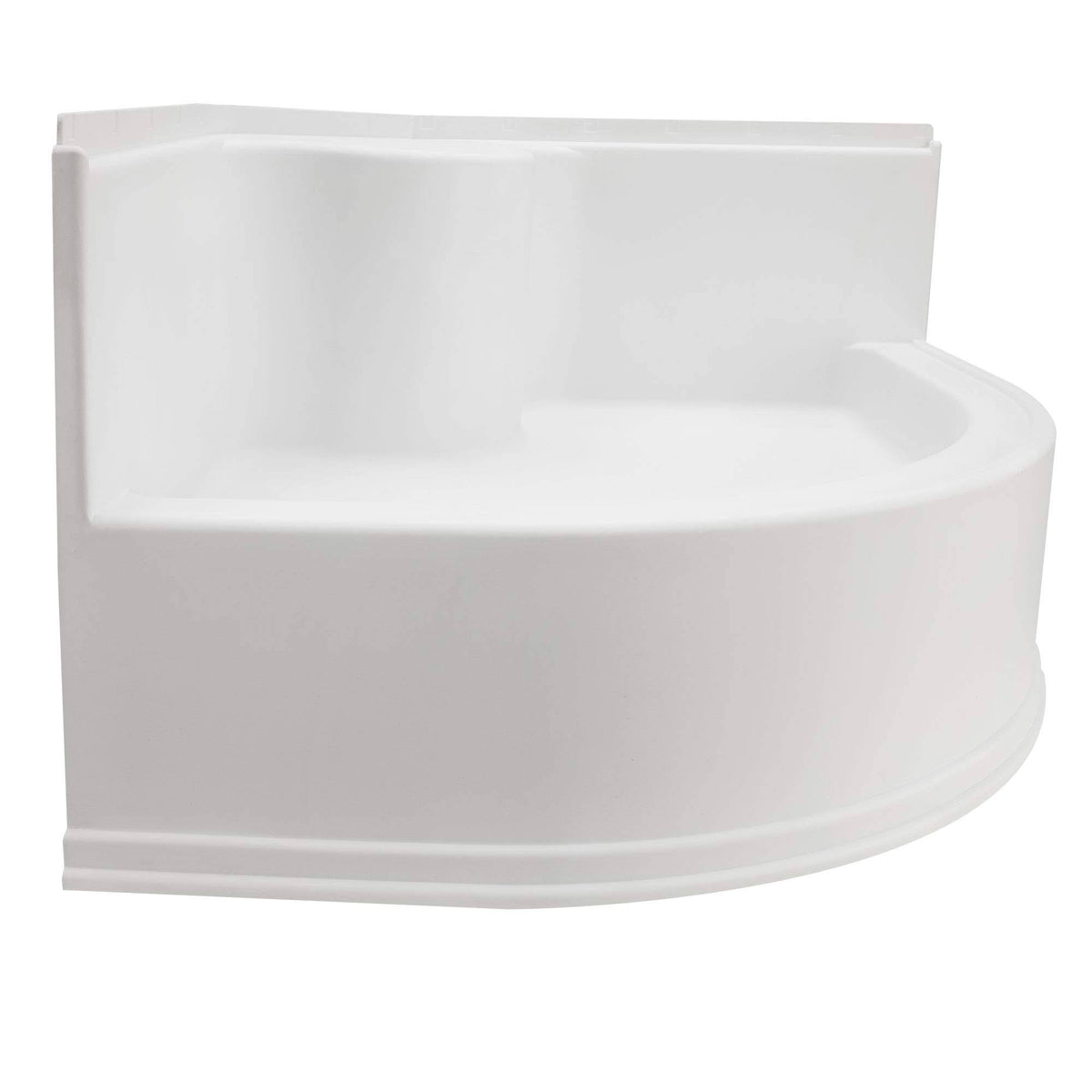 White Corner Shower Pan F983853