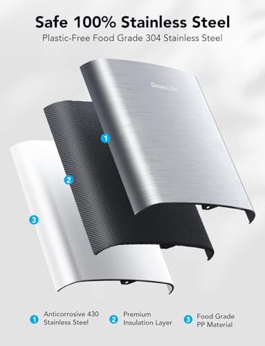 Smart Countertop Ice Maker Machine with Self-Cleaning, 26lbs/24Hrs, Stainless Silver Z852650