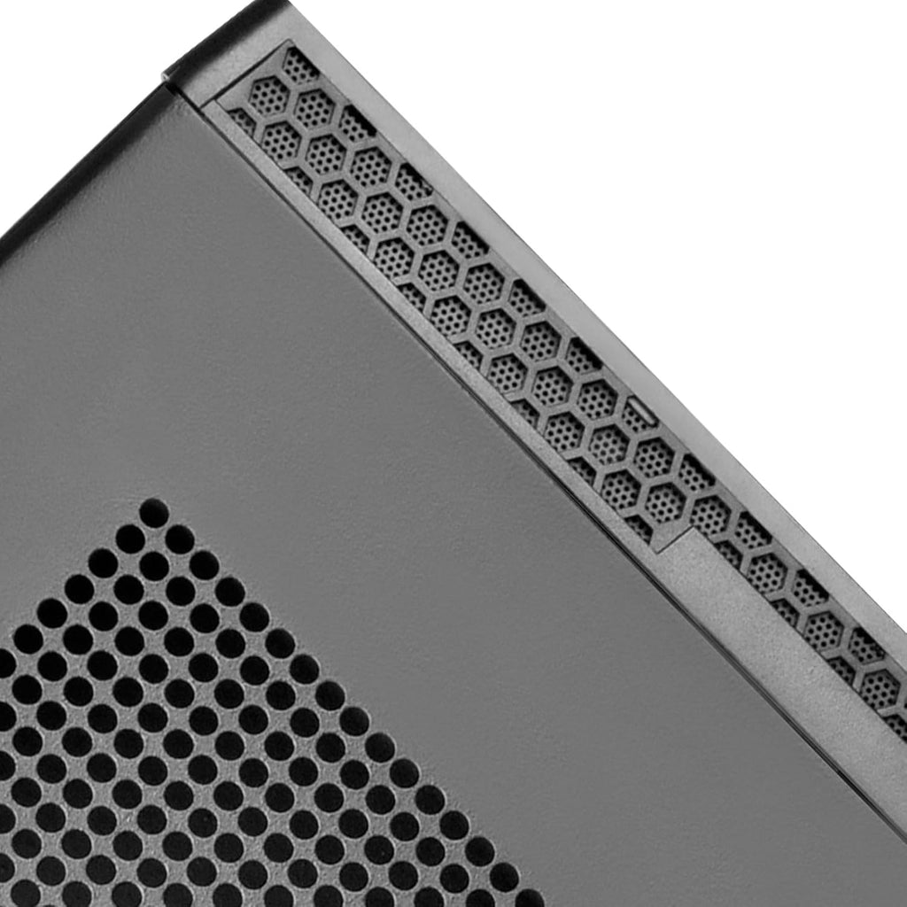 Black Ultra Compact Mini-ITX Computer Case with Mesh Front Panel E283300