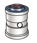 Vertical Discharge Adapter 4in H857433