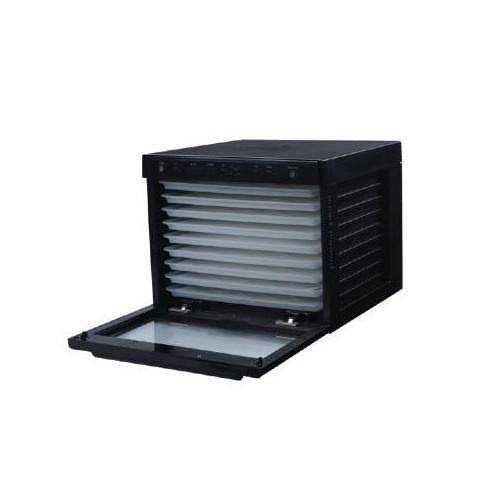 Black Digital Food Dehydrator with Stainless Steel Trays Y62511