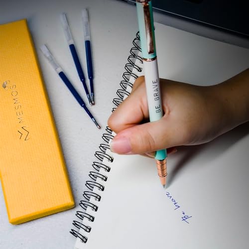 6 Pack 3.9 inch 1.0mm Black Ballpoint Pen Refills M210