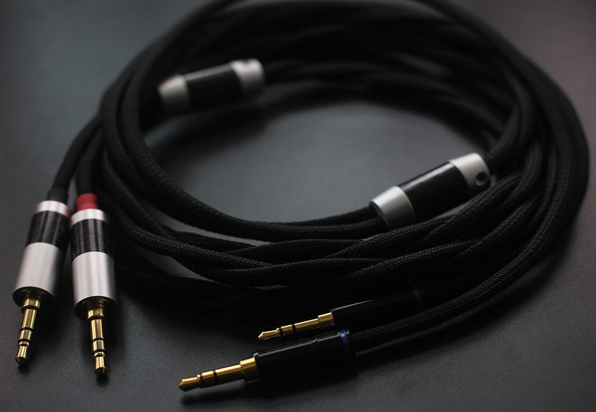 Audio Upgrade Cable Replacement for Headphone, Dual 3.5mm Male to Dual 3.5mm Connector, 4.9ft F126142