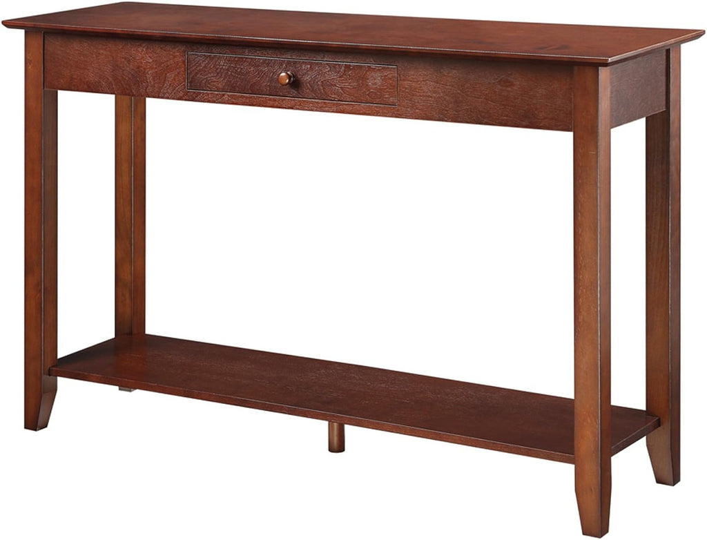 Black Console Table with Drawer Q444801