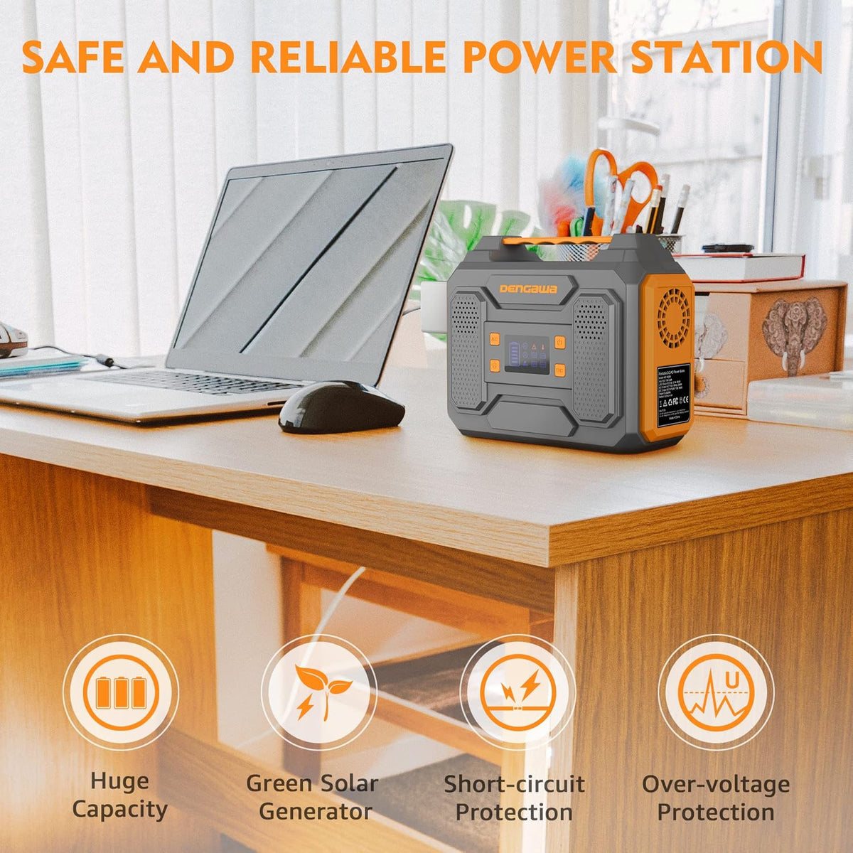 250Wh Portable Power Station with 110V AC Output G849628