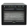 Black Digital Food Dehydrator with Stainless Steel Trays Y62511