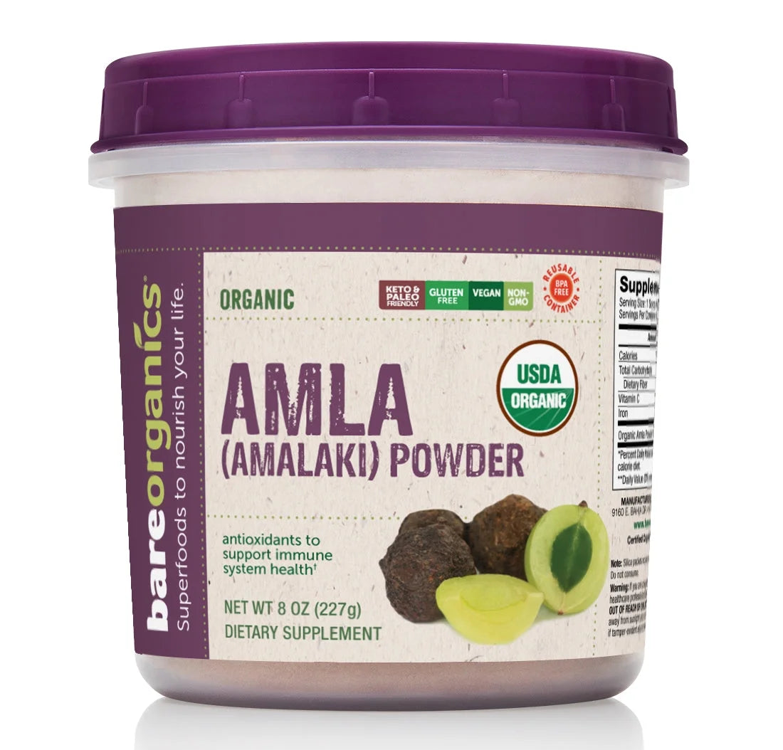 Amla, Indian Gooseberry & Superfood Powder, Dietary Supplement, 8 Oz L948000