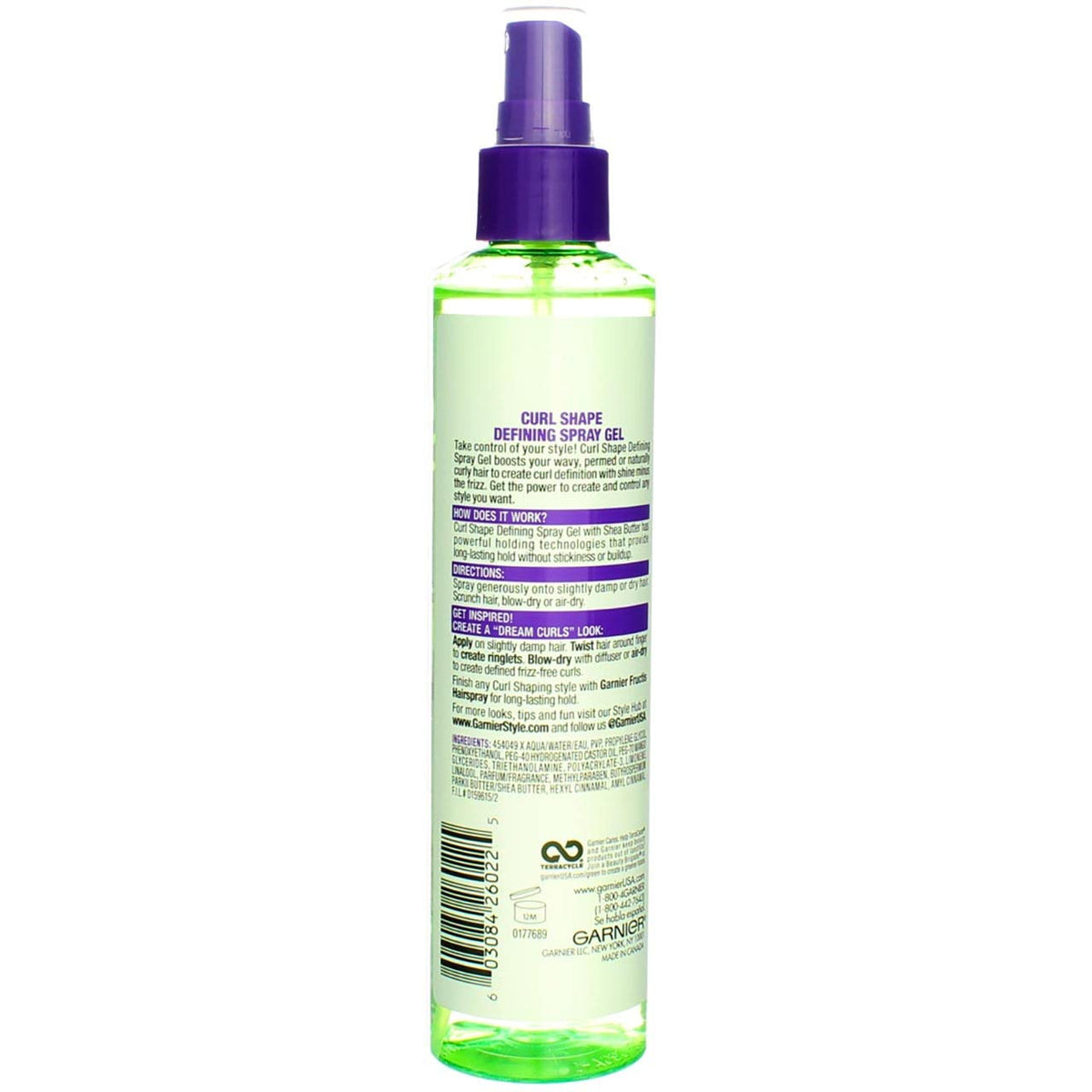 Curl Shaping Spray Gel, 8.5 oz V742