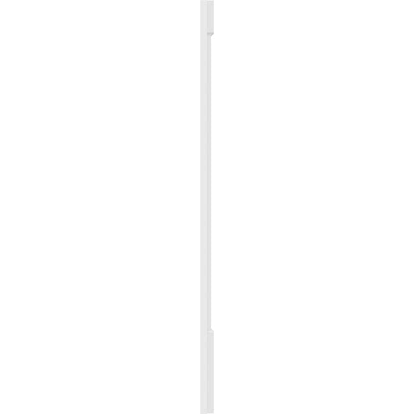 Fluted PVC Pilaster with Capital & Base (Pair) X786832