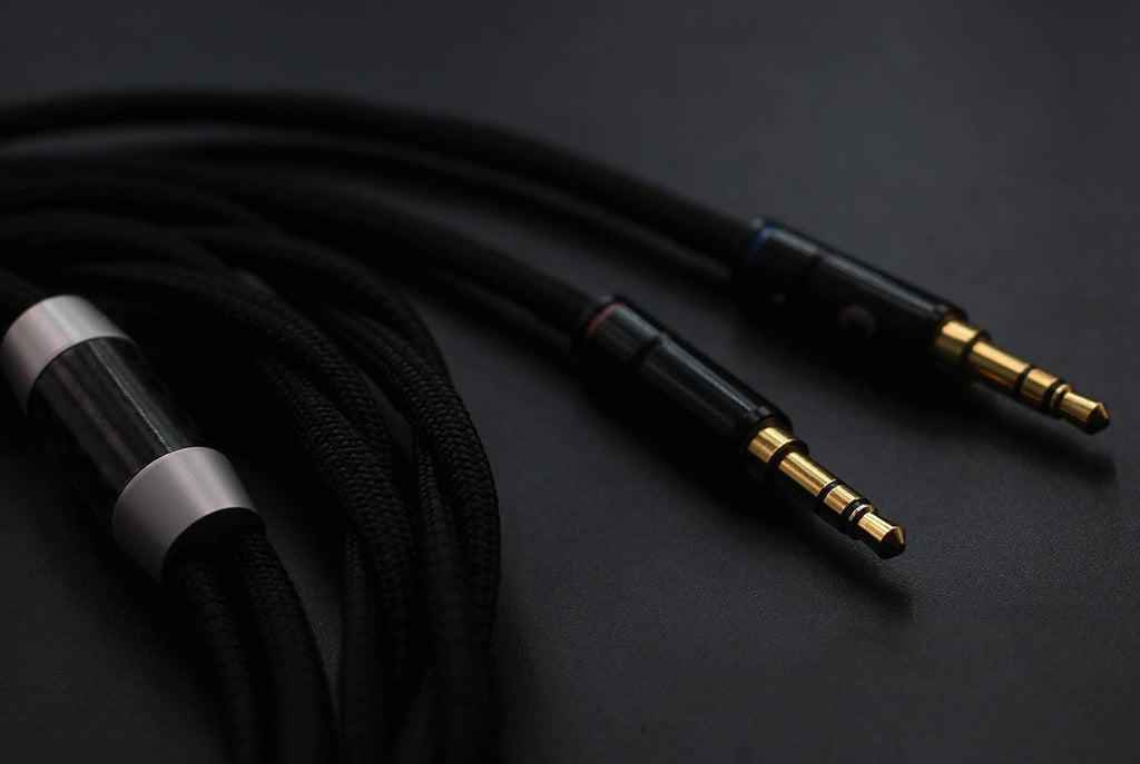 Audio Upgrade Cable Replacement for Headphone, Dual 3.5mm Male to Dual 3.5mm Connector, 4.9ft F126142