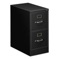 Two-Drawer Vertical File Cabinet, Black C104129