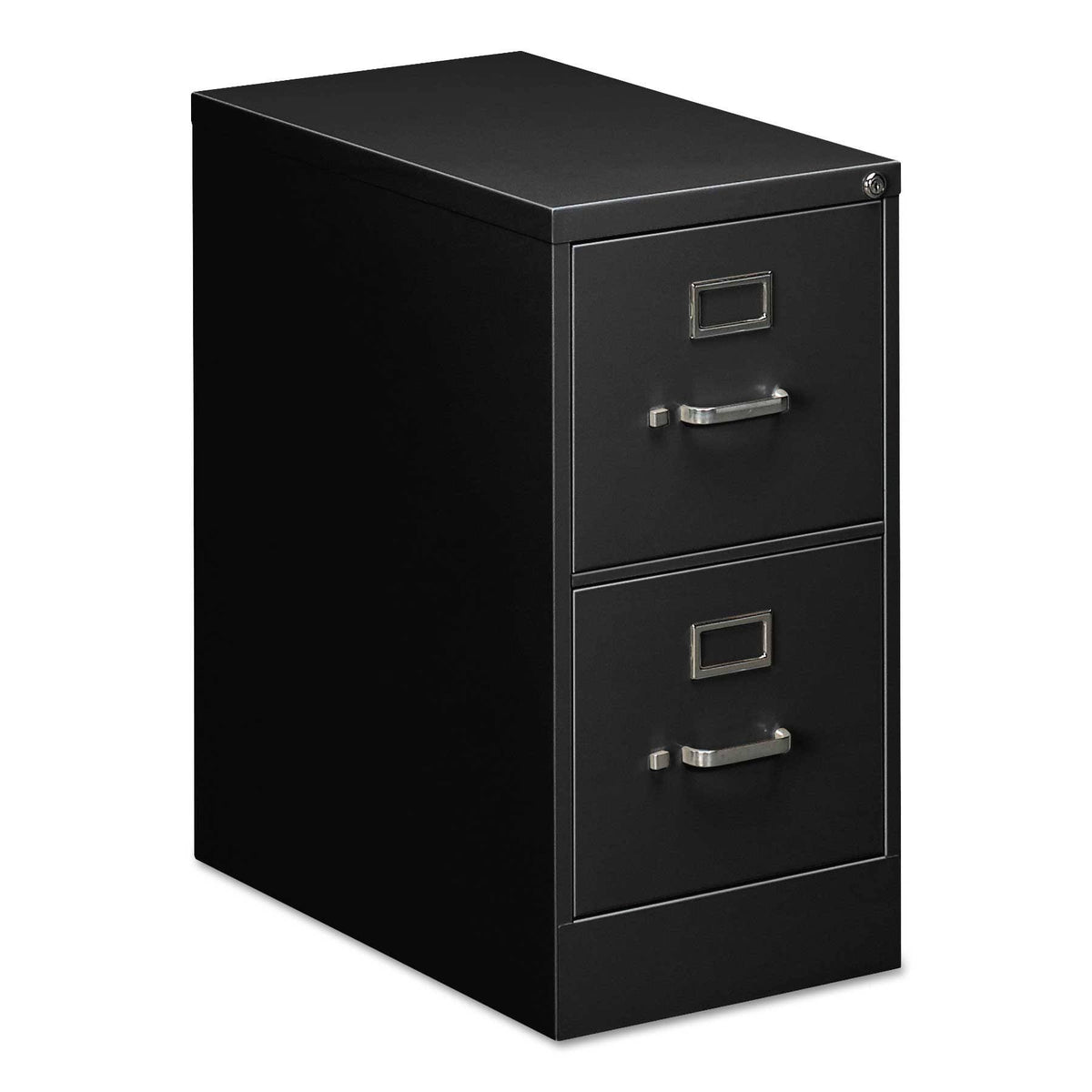 Two-Drawer Vertical File Cabinet, Black C104129