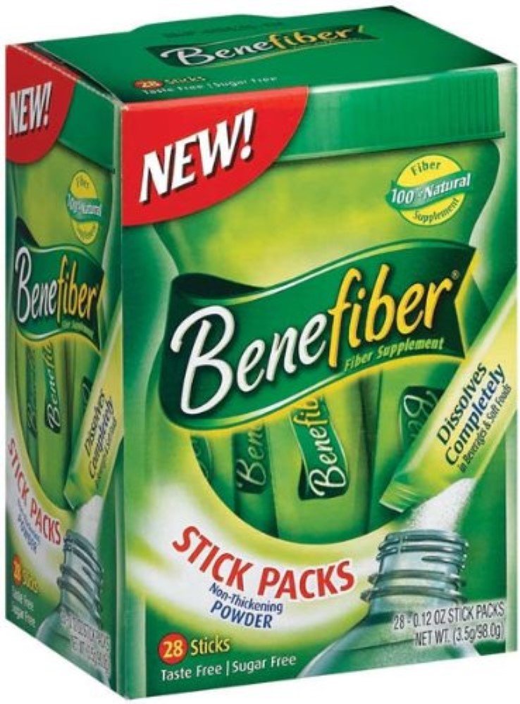 Unflavored Fiber Sugar-Free Stick Packs, 28 ea (Pack of 3) X803