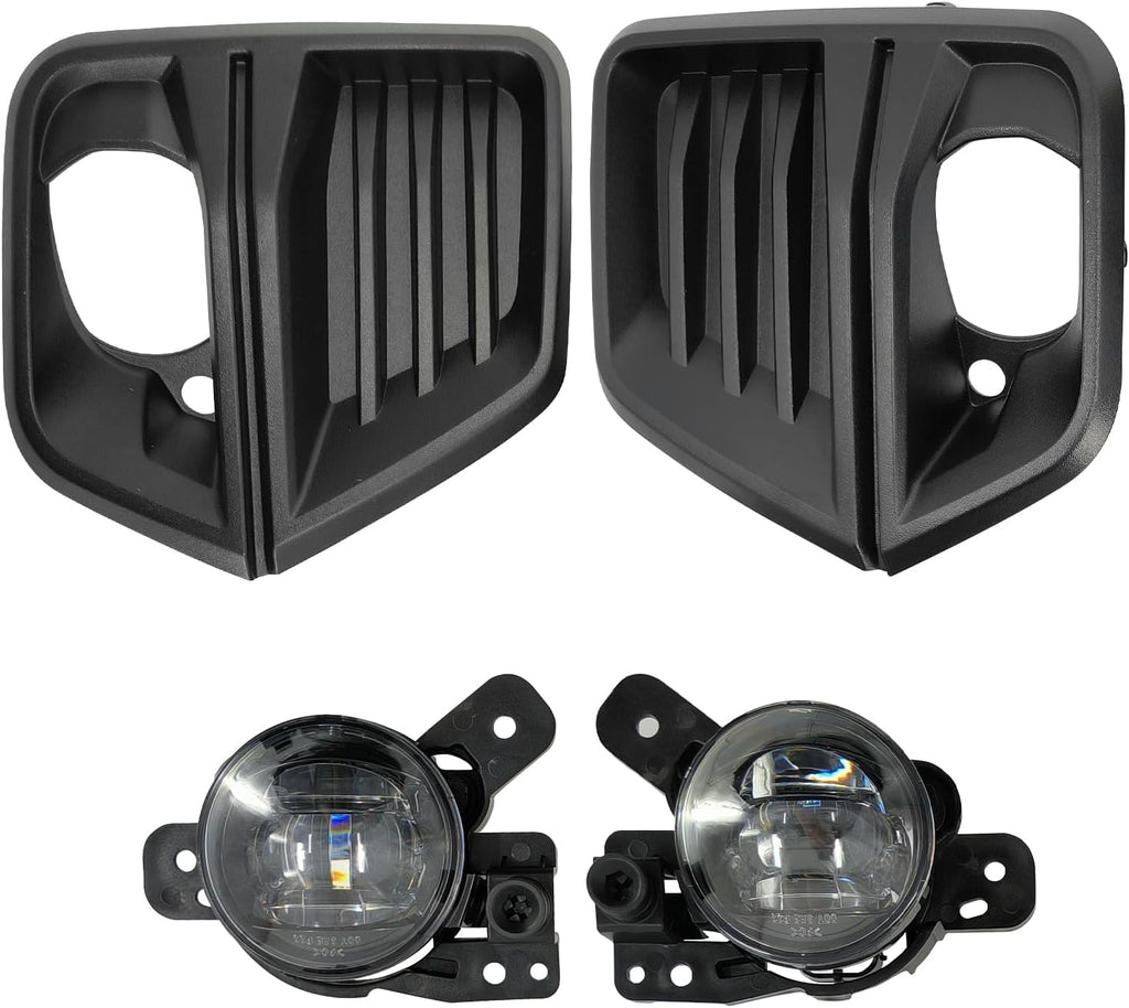 Front Fog Light Assembly with Bezel Cover and Harness for Chevy Colorado 2023 2024 T697756