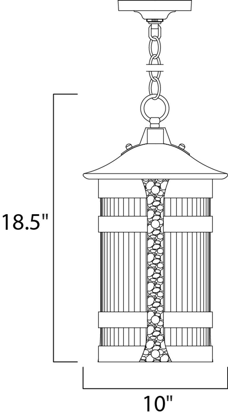 Anthracite Outdoor Hanging Light Z840360