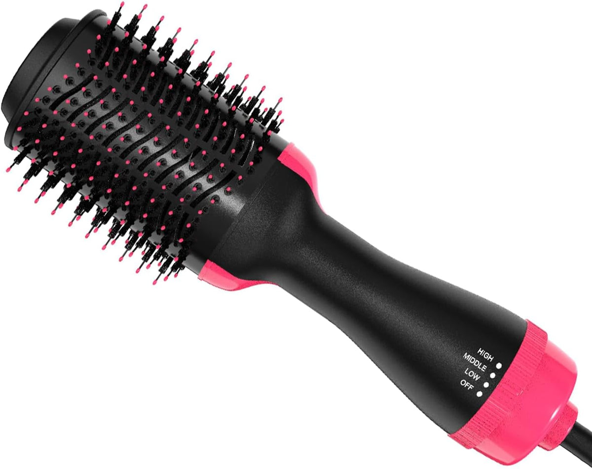 4 in 1 Hair Dryer Brush with Ceramic Titanium Barrel P876010