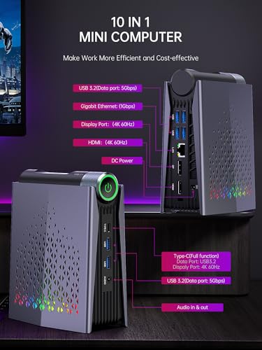 Mini PC Ryzen 7 16GB DDR4 512GB NVME SSD Q7226