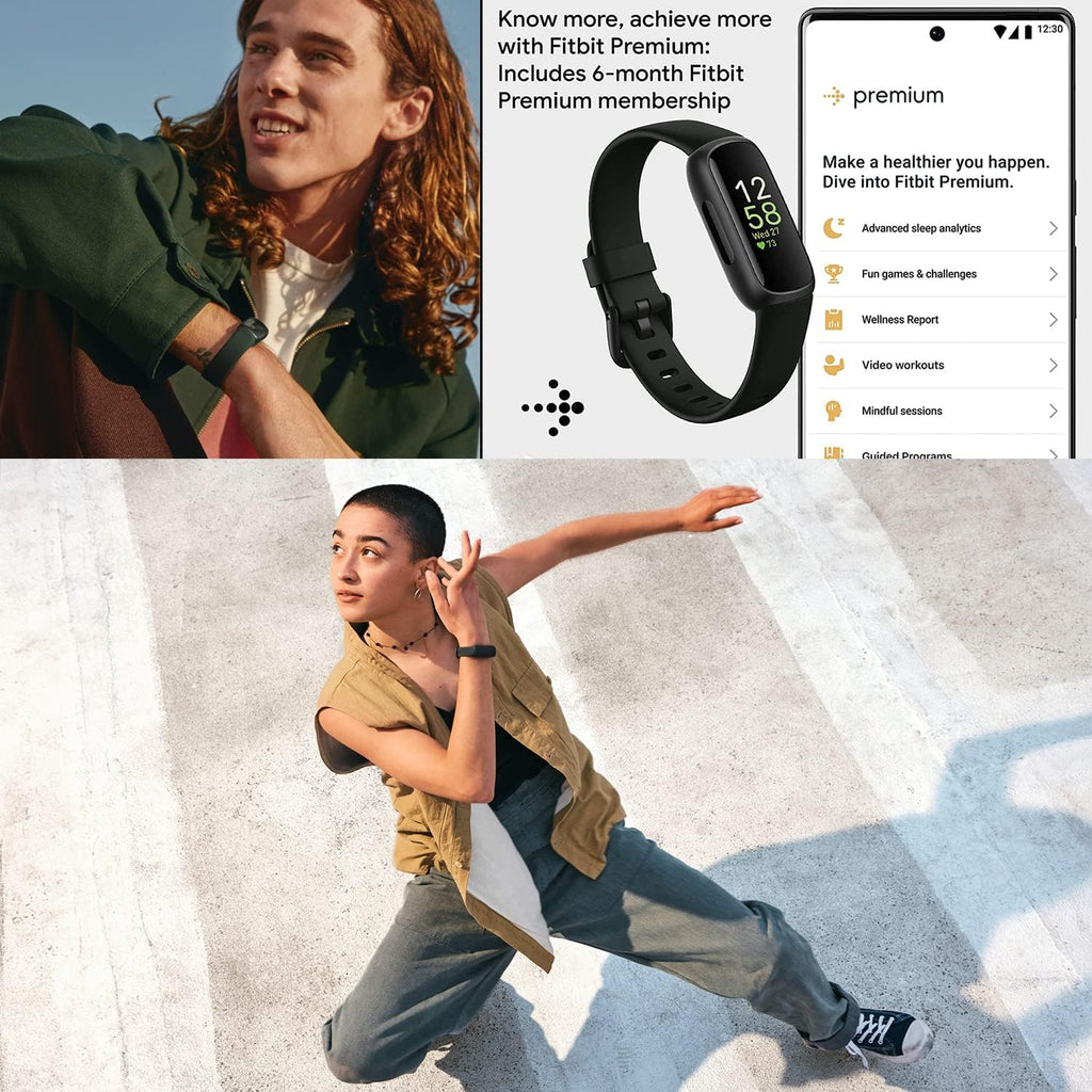 Black Activity Tracker with Heart Rate Q49927